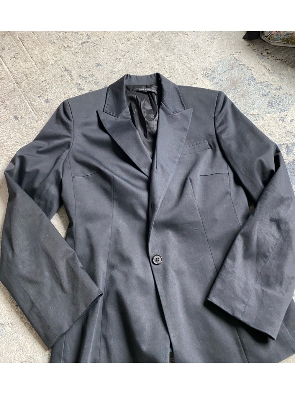 Elie Tahari Black Tailored Blazer Jacket Sz 6